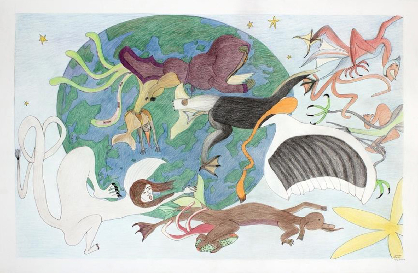 Globe and Creatures, 2014